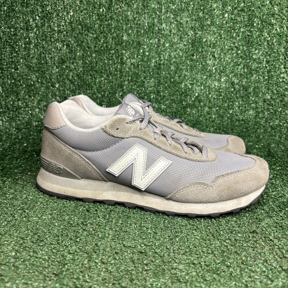 New Balance 515 V3 WL515GR3 Suede Mesh Classic Athletic Sneaker Grey Womens Sz 9